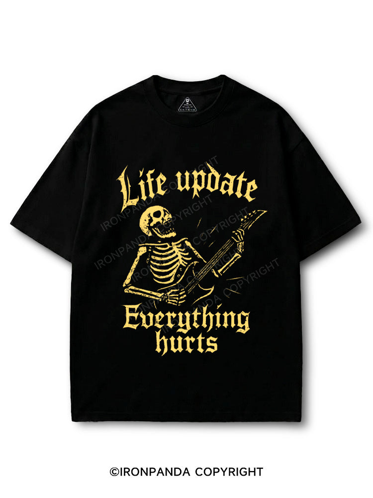 Life Update Everything Hurts COTTON PUMP COVER
