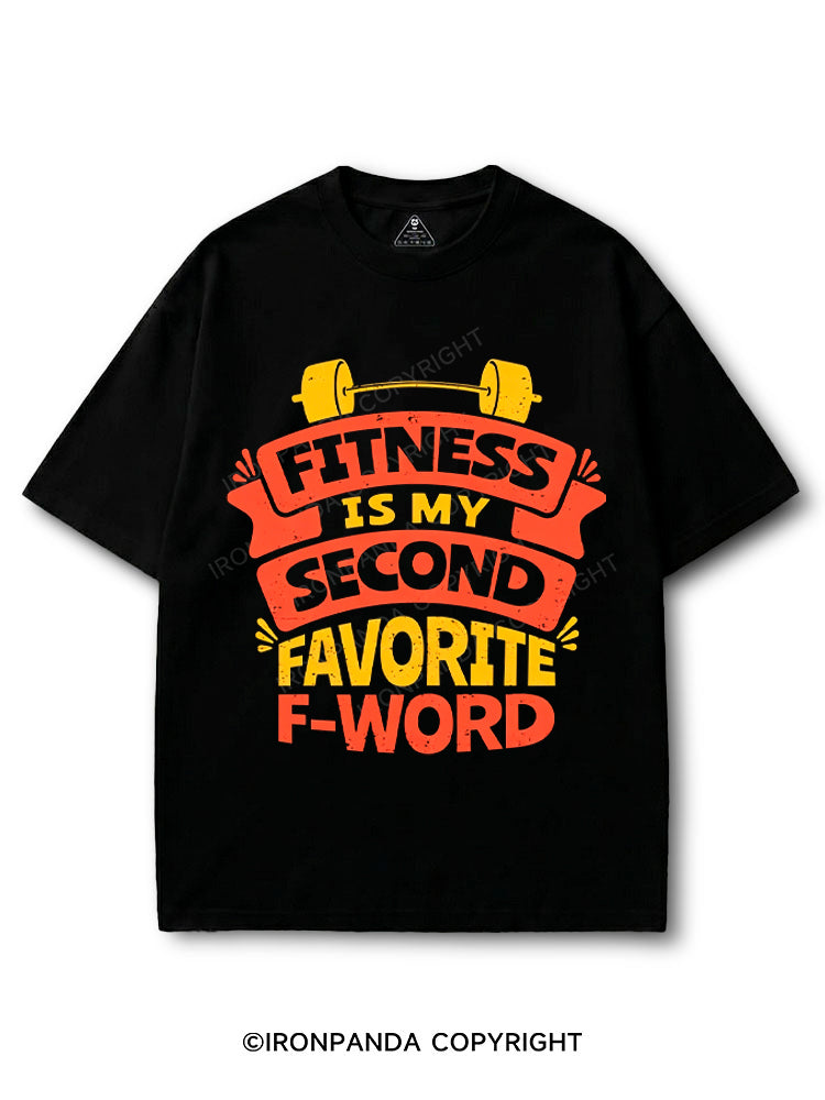 Fitness Is My Second Favorite F-Word COTTON PUMP COVER