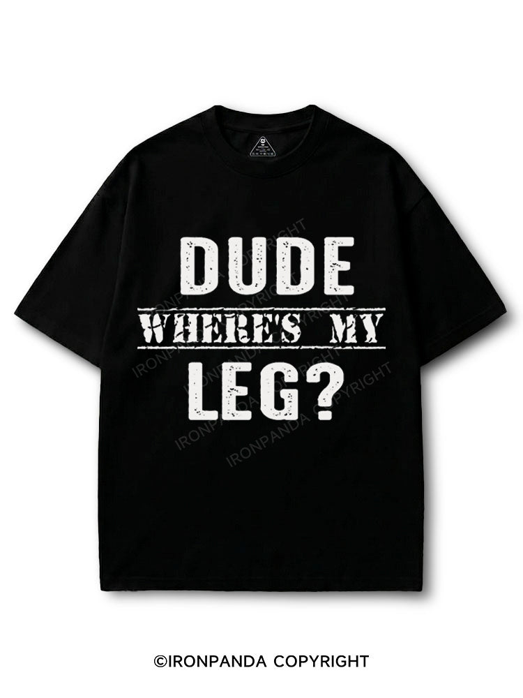 Dude Where's My Leg COTTON PUMP COVER