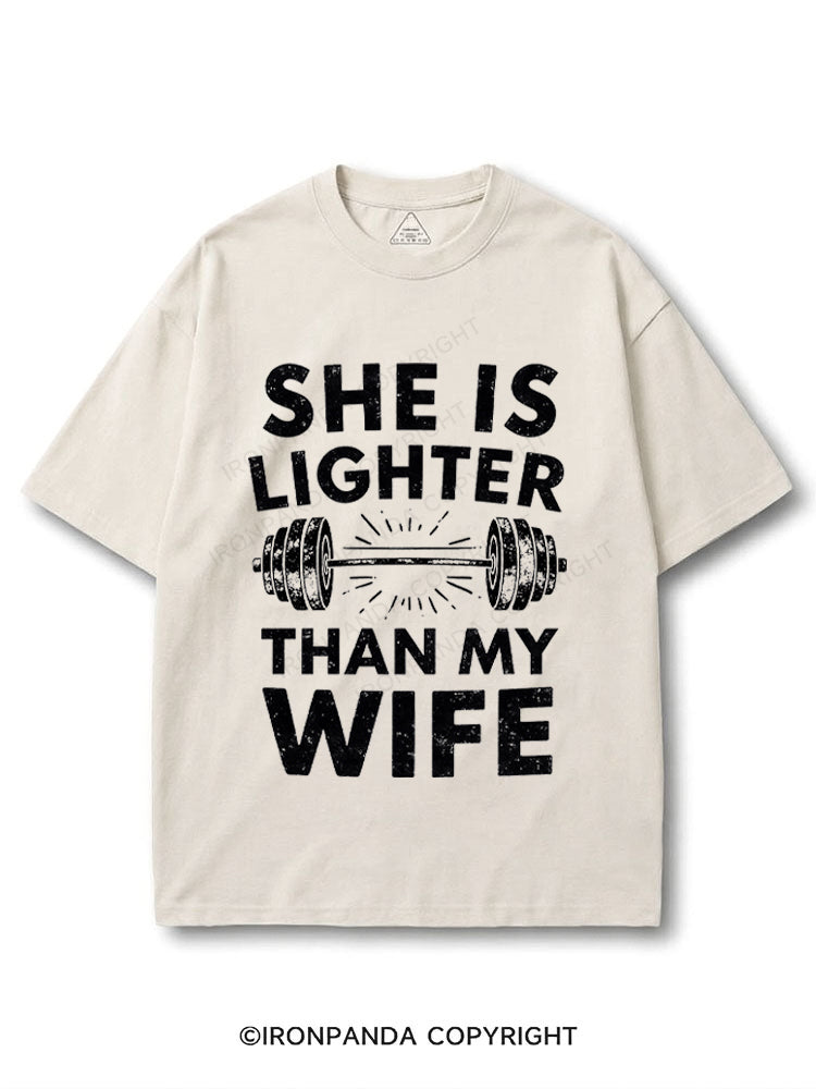 She Is Lighter Than My Wife COTTON PUMP COVER