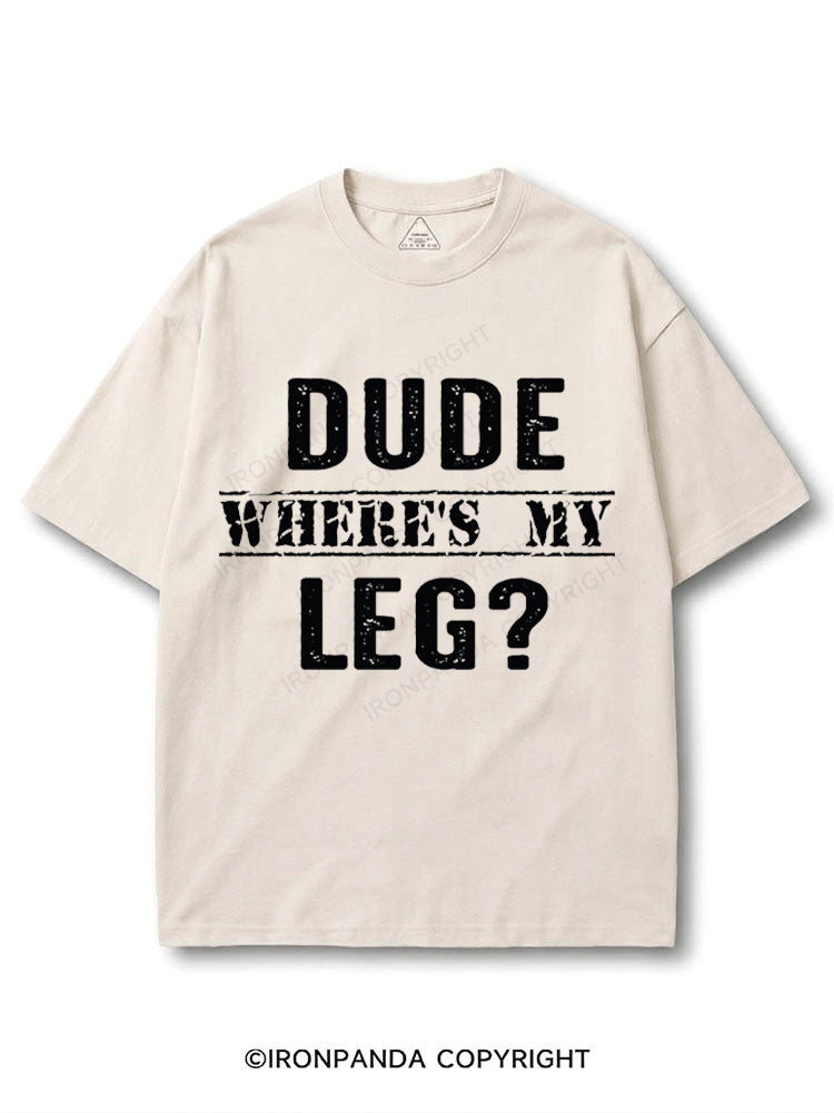 Dude Where's My Leg COTTON PUMP COVER