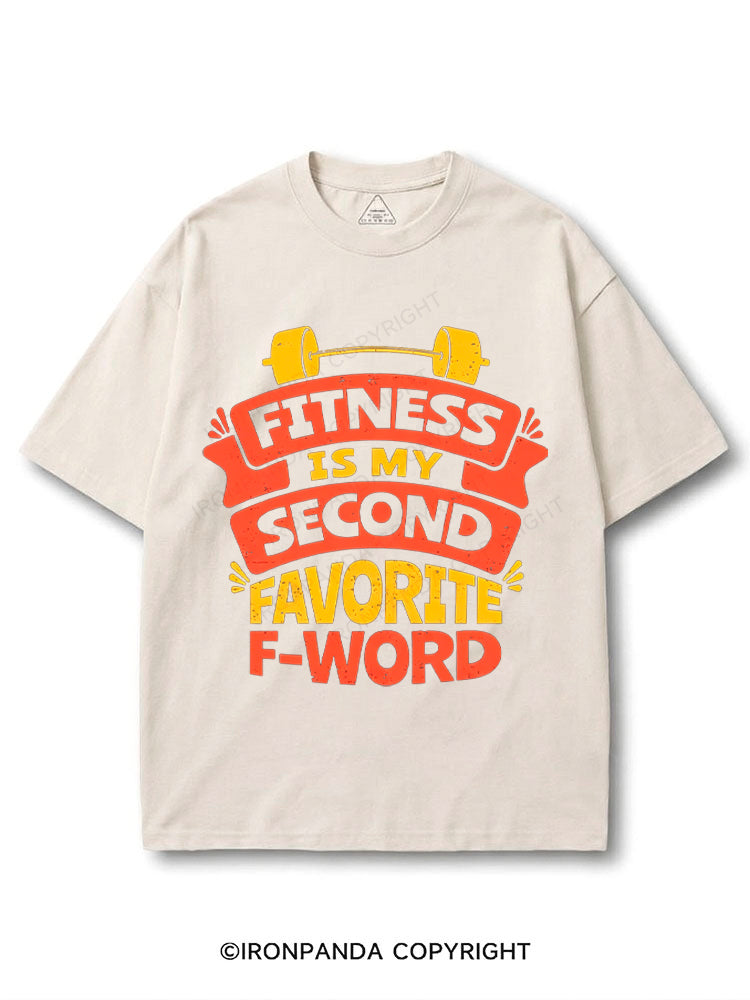 Fitness Is My Second Favorite F-Word COTTON PUMP COVER