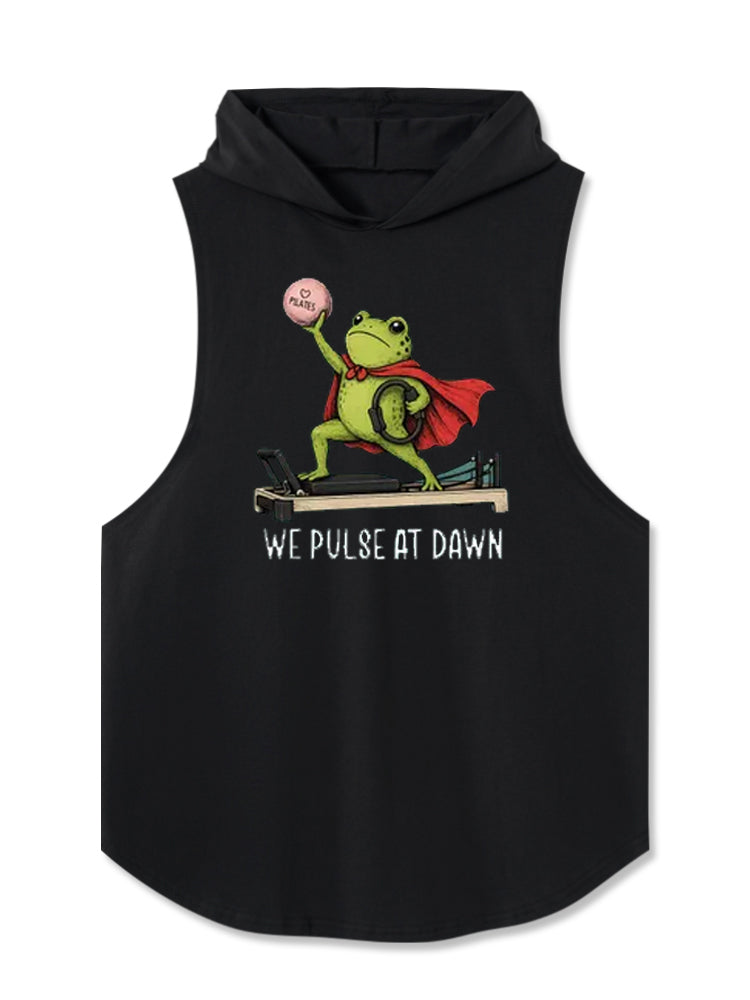 We Pulse At Dawn Hooded Tank