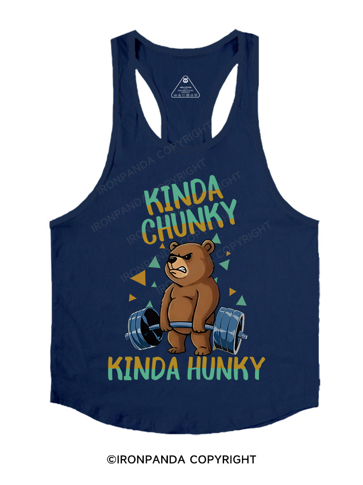 Kinda Chunky Kinda Hunky Stringer Gym Vest