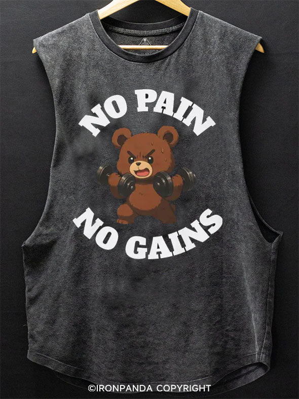 Anime Bear Scoop Bottom Cotton Tank