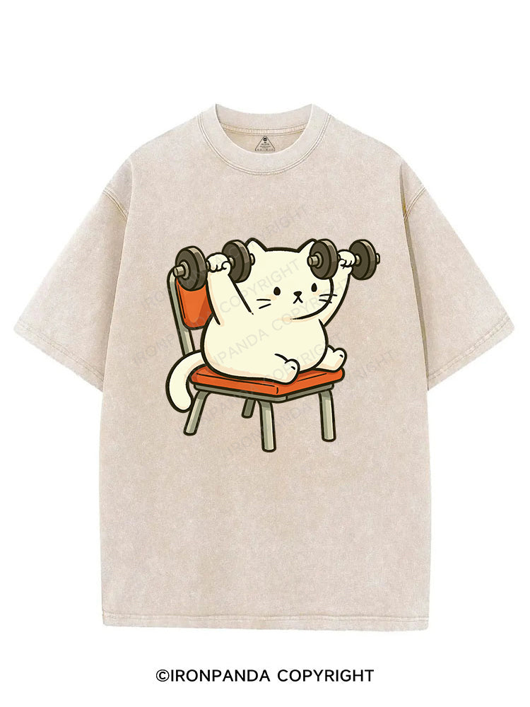 Kitten Gym Day VINTAGE GYM SHIRT