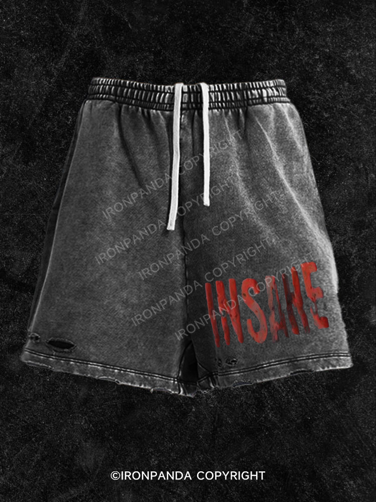 INSANE Washed Gym Shorts