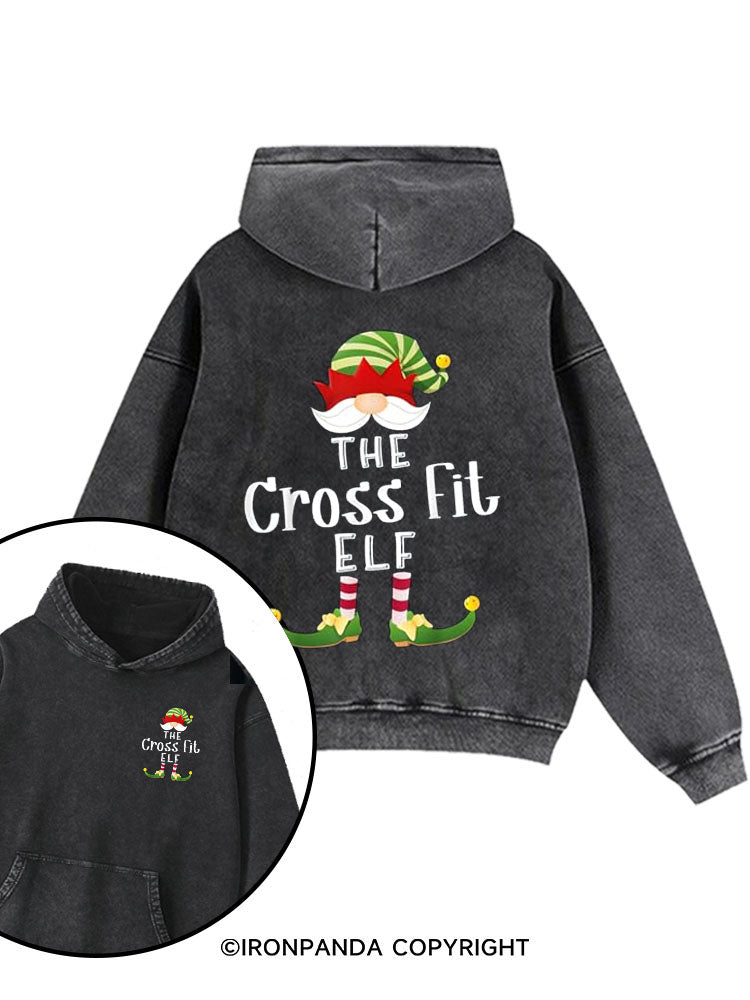 Cross Fit Elf Washed Gym Hoodie