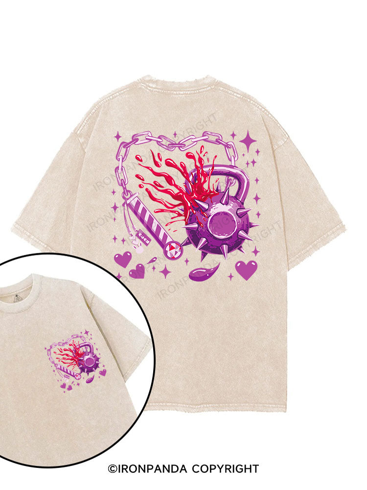 Chains of Love printed Gym Shirt