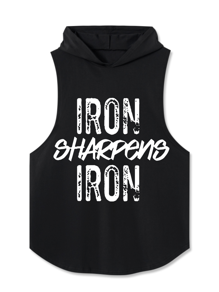 Iron Sharpens Iron Hooded Tank