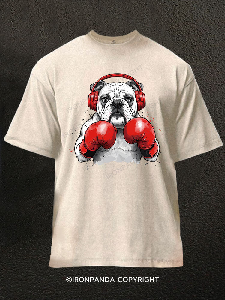 Boxin’ Bull Washed Gym Shirt