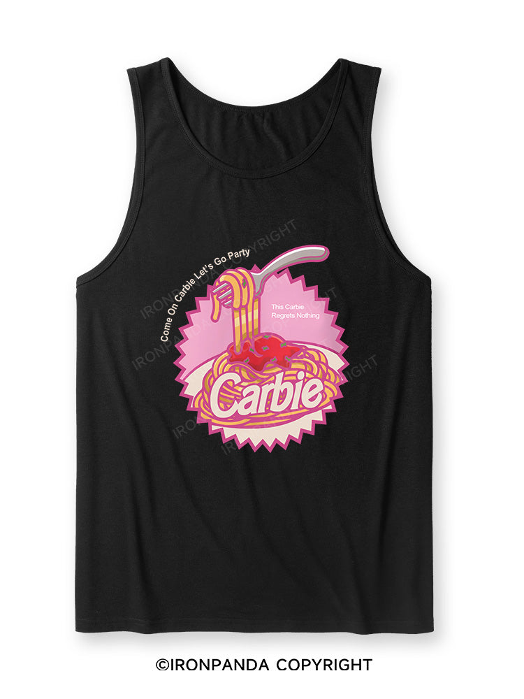 Carbie I Love Carbs Bread Pasta Pizza Ultra Soft Heather Tank