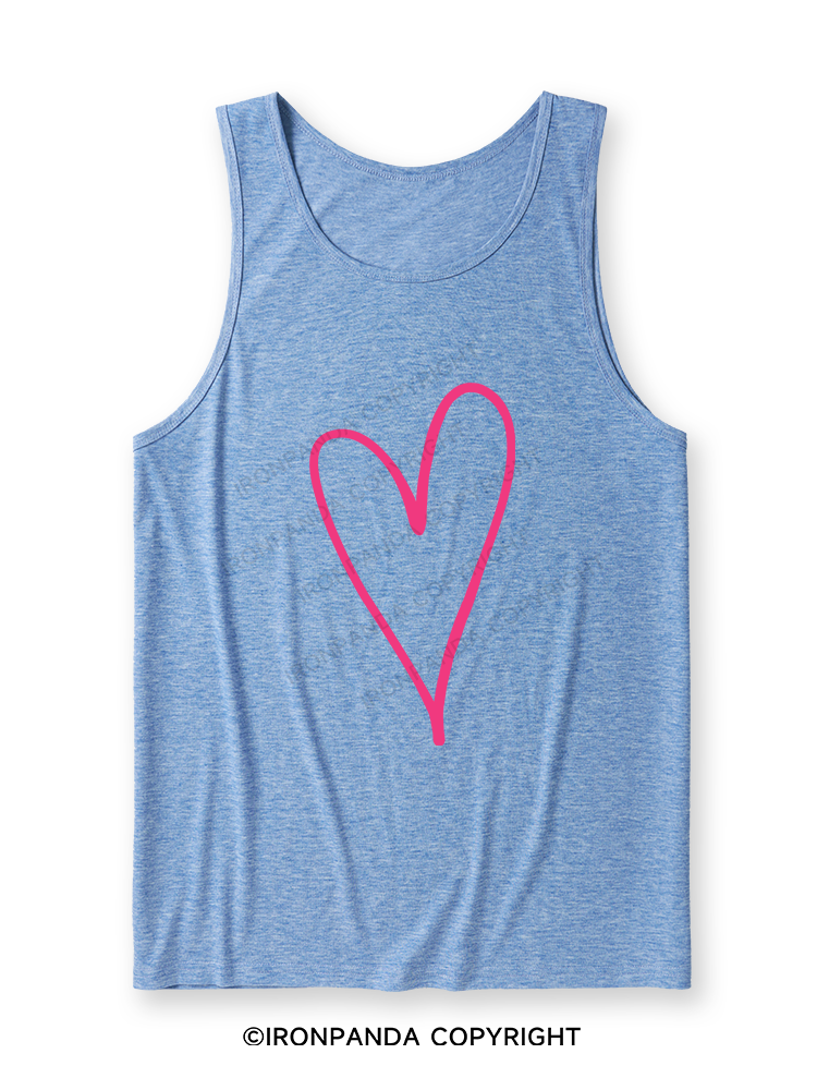Heart Muscle Ultra Soft Heather Tank
