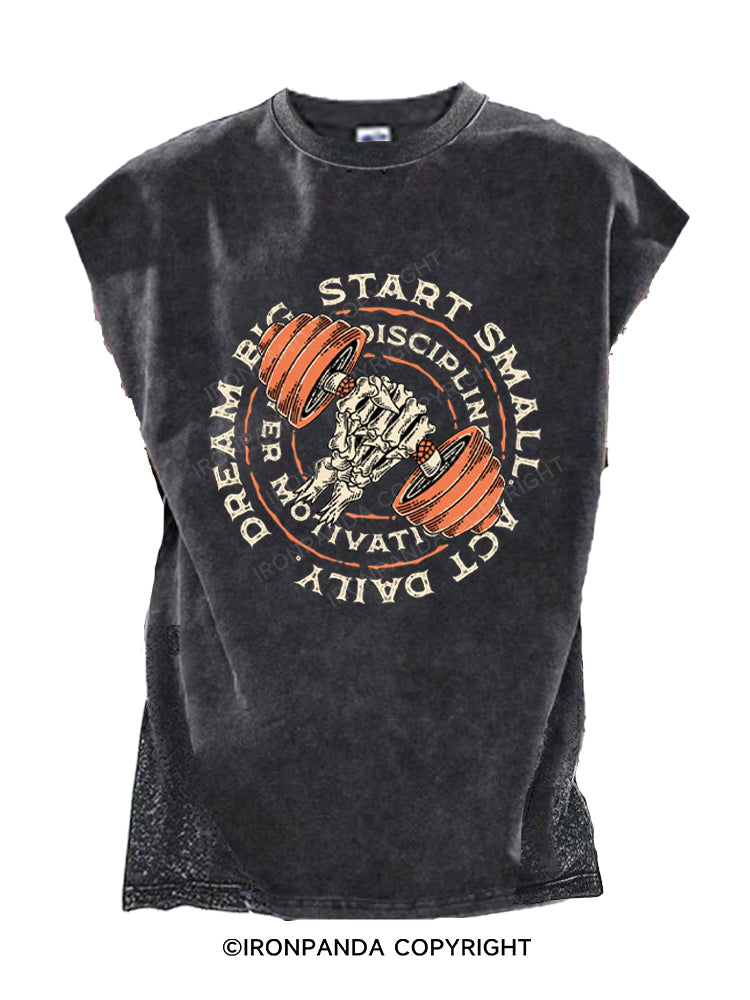 DREAM BIG START SMALL ACT DAILY Cut Off Tank