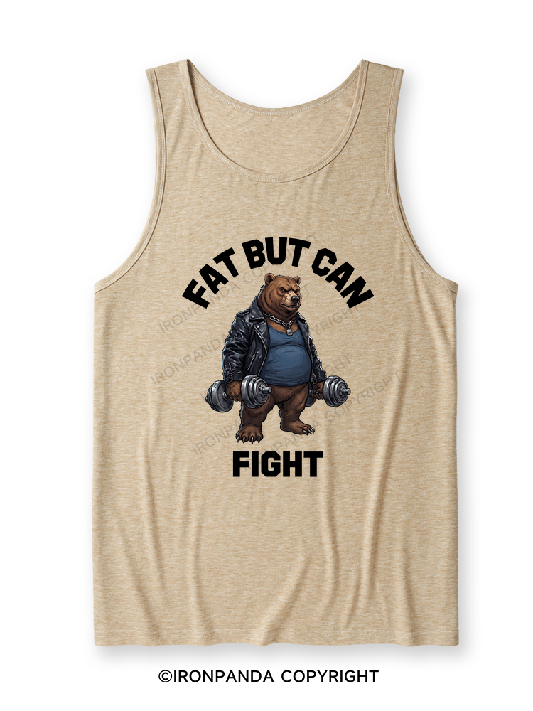 Fat But Can Fight Ultra Soft Heather Tank