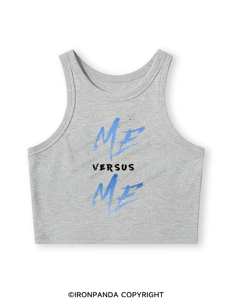 ME VERSUS ME Fitted Crop Tank Top