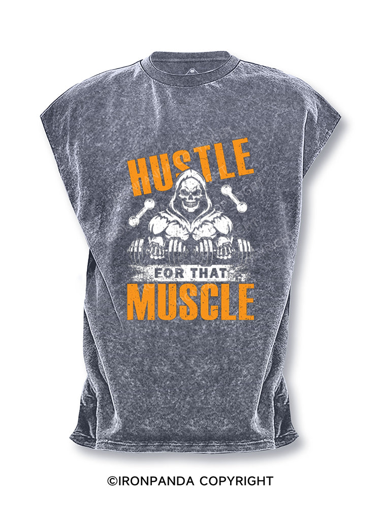 Hustle for That Muscle Cut Off Tank