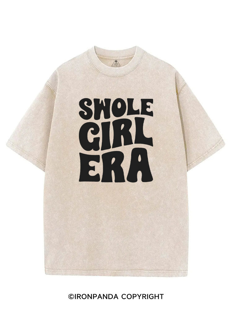 SWOLE GIRL ERA VINTAGE GYM SHIRT