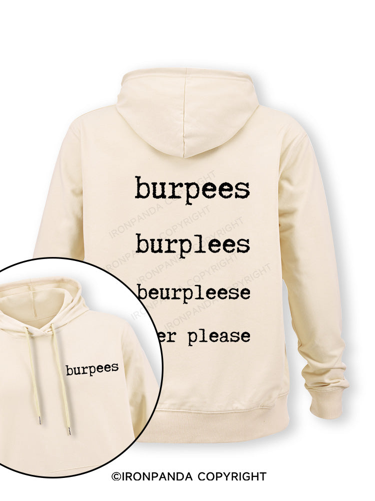 Burpees Double-Sided Printed Classic Gym Hoodie