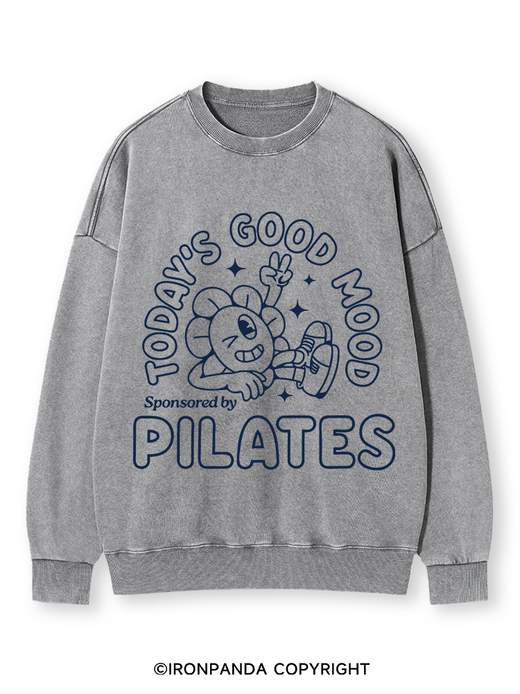 today's good mood sponsored by pilates Washed Sweatshirt
