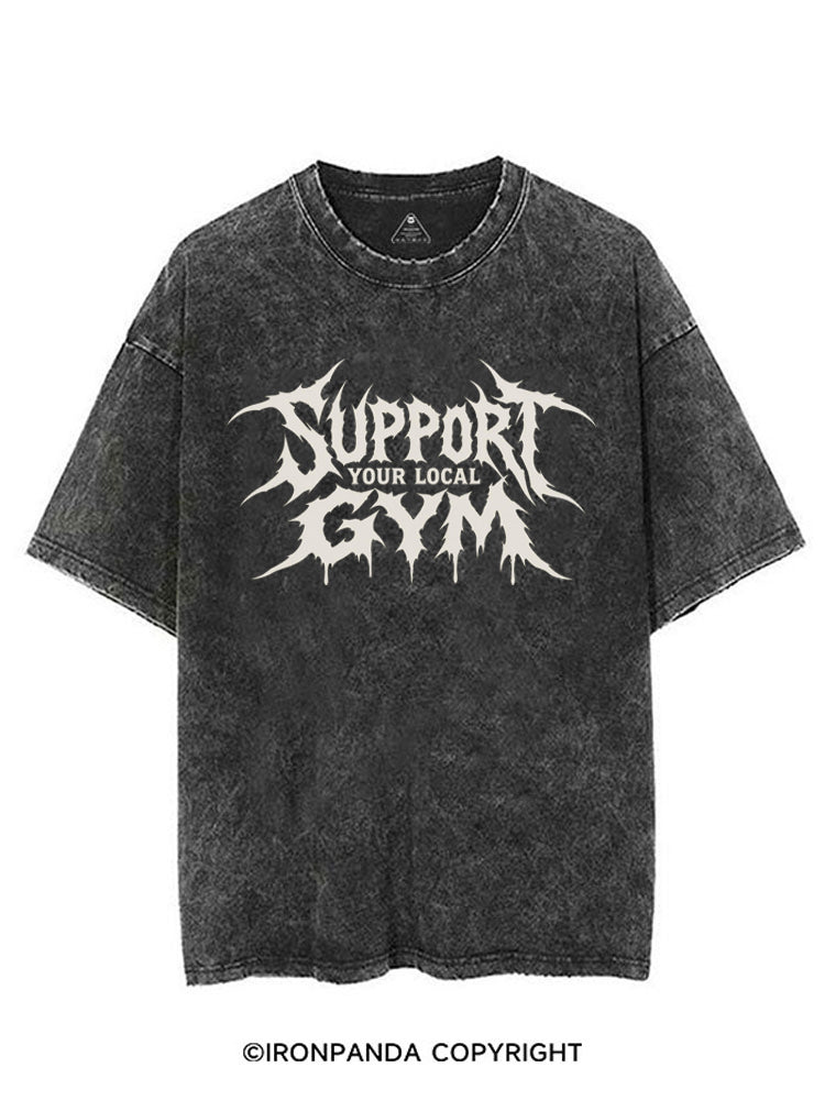 Support Your Local Gym VINTAGE GYM SHIRT