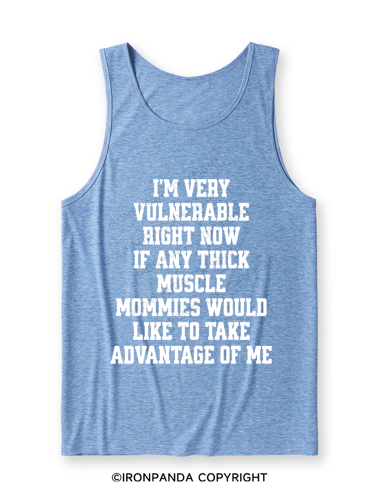 I'm very vulnerable right Ultra Soft Heather Tank