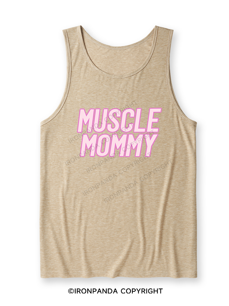 MUSCLE MOM Ultra Soft Heather Tank