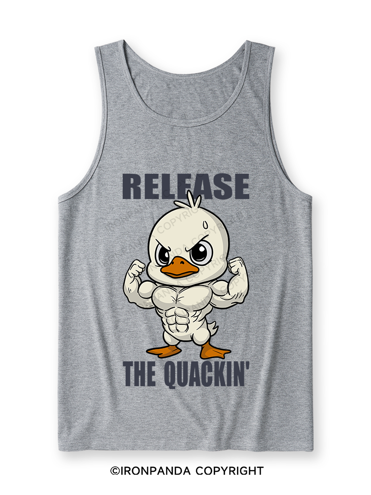release the quackin' Ultra Soft Heather Tank