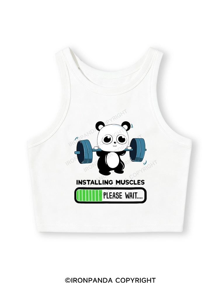 BENCH PANDA Fitted Crop Tank Top