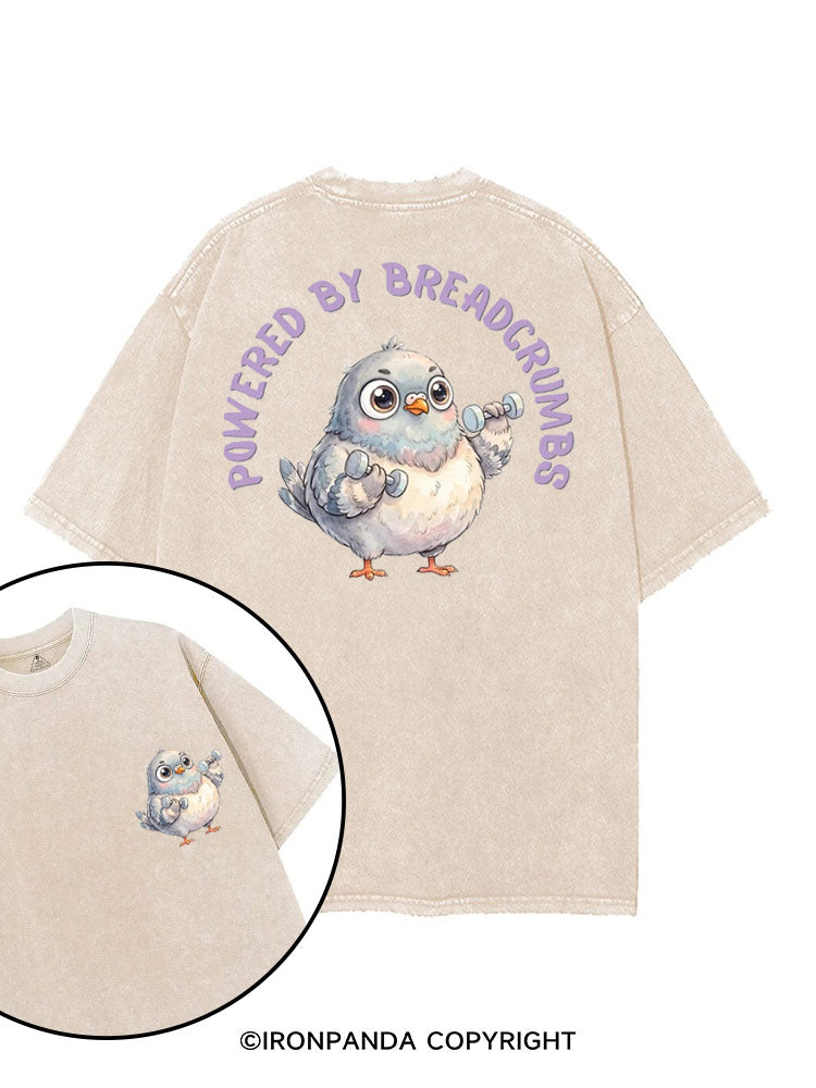 POWERED BY BREADCRUMBS printed Gym Shirt
