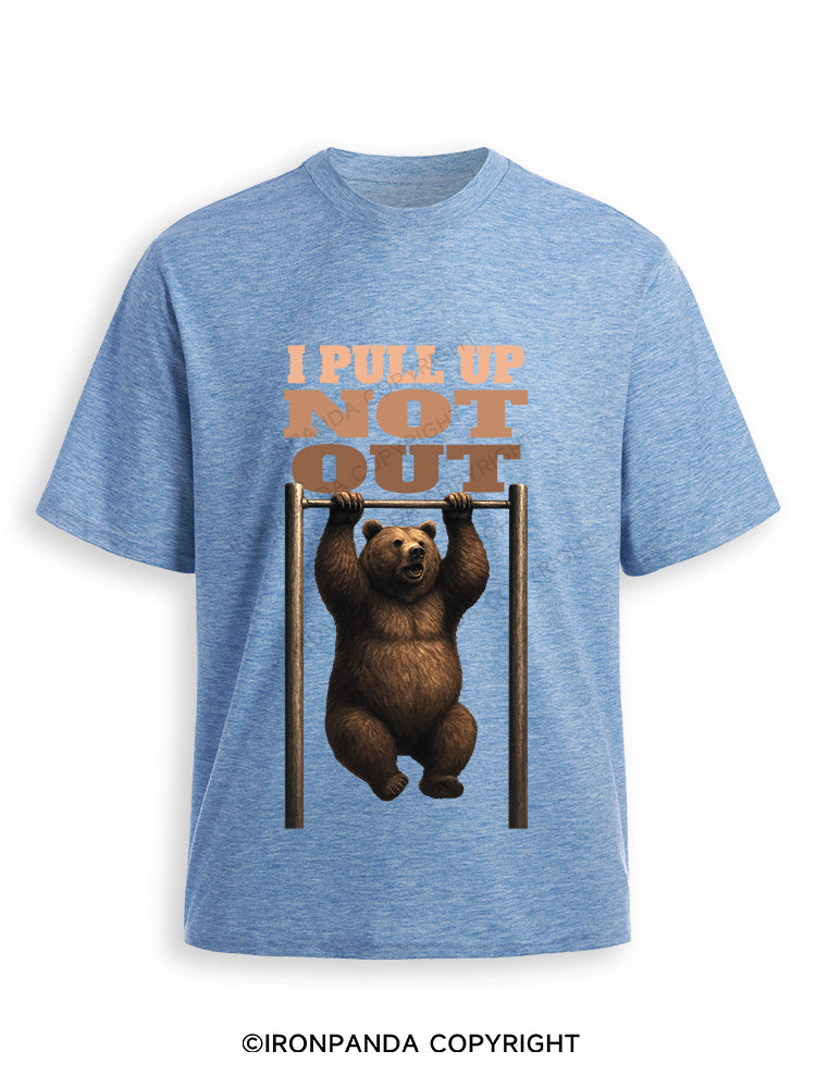 I PULL UP NOT OUT Ultra Soft Heather T-Shirt