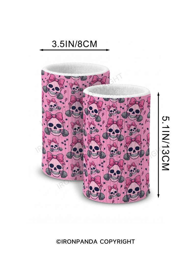 Girly Gym Skull Gym Elastic Wrist Wrap