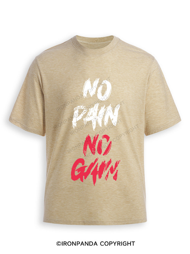 NO PAIN NO GAIN Ultra Soft Heather T-Shirt