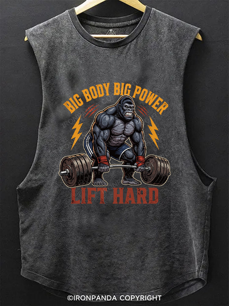 BIG BODY BIG POWER SCOOP BOTTOM COTTON TANK