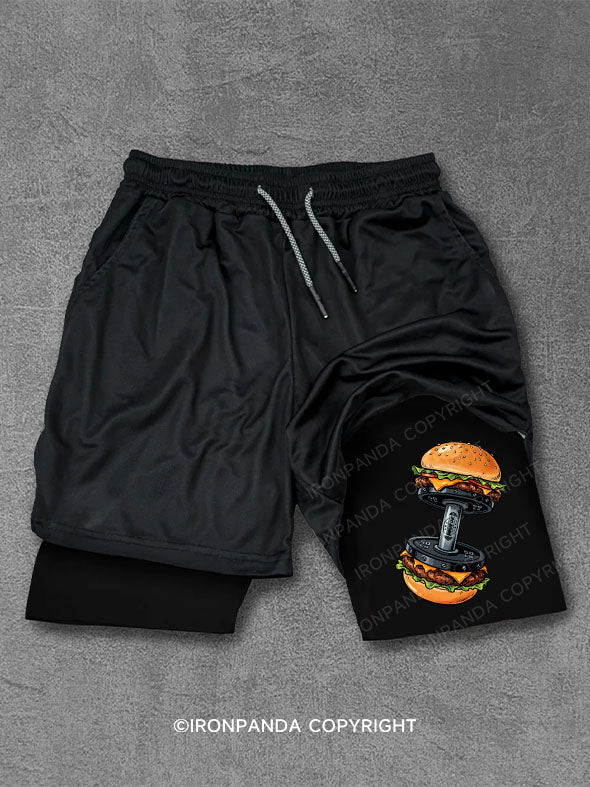 Burger Gains Performance Training Shorts