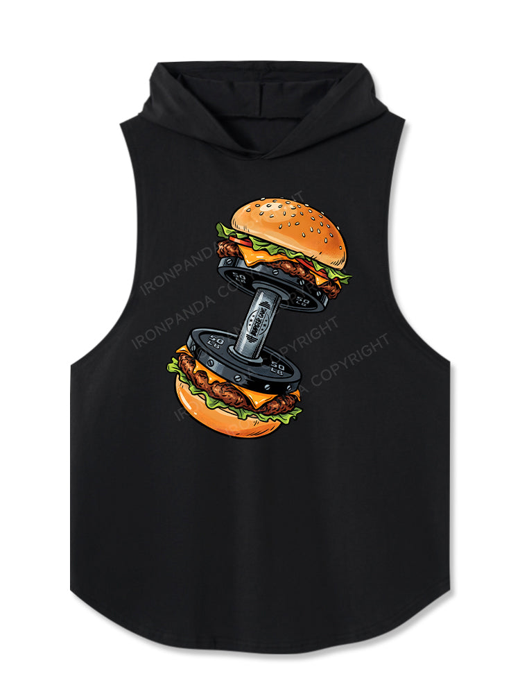 Burger Gains Hooded Tank