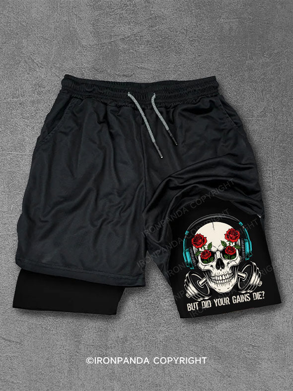 BUT DID YOUR GAINS DIE Performance Training Shorts