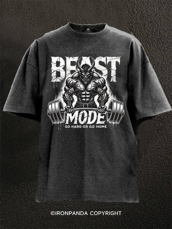 Beast Mode Washed Gym Shirt