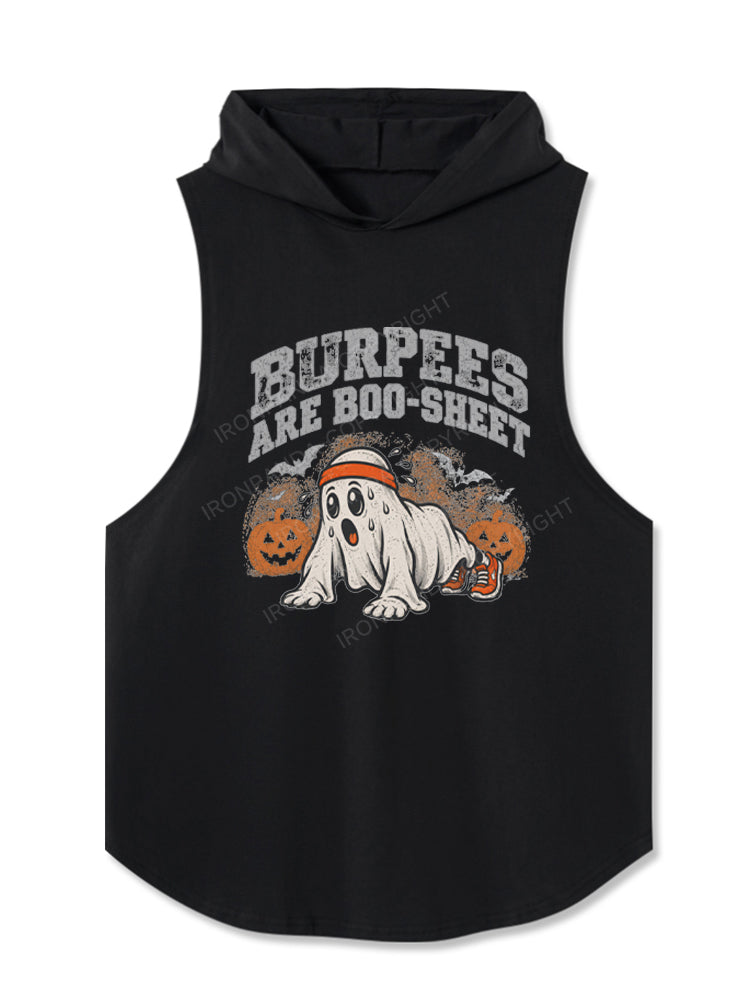 Burpees Are Boo Sheet Hooded Tank
