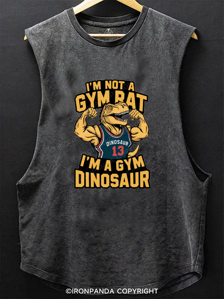 I'm not a gym rat i'm a gym dinosaur Scoop Bottom Cotton Tank