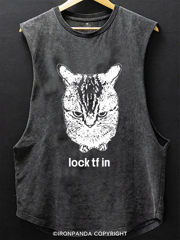 LOCK TF IN Scoop Bottom Cotton Tank