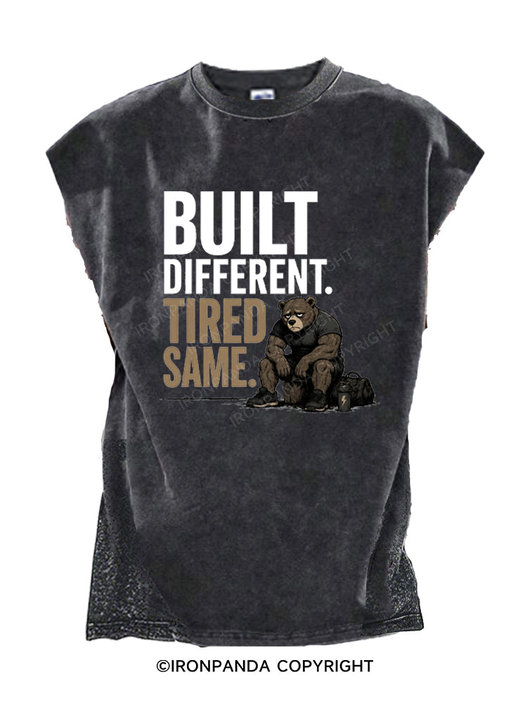 Built Different Tired Same Cut Off Tank