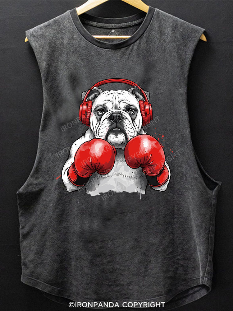 Boxin Bull Scoop Bottom Cotton Tank