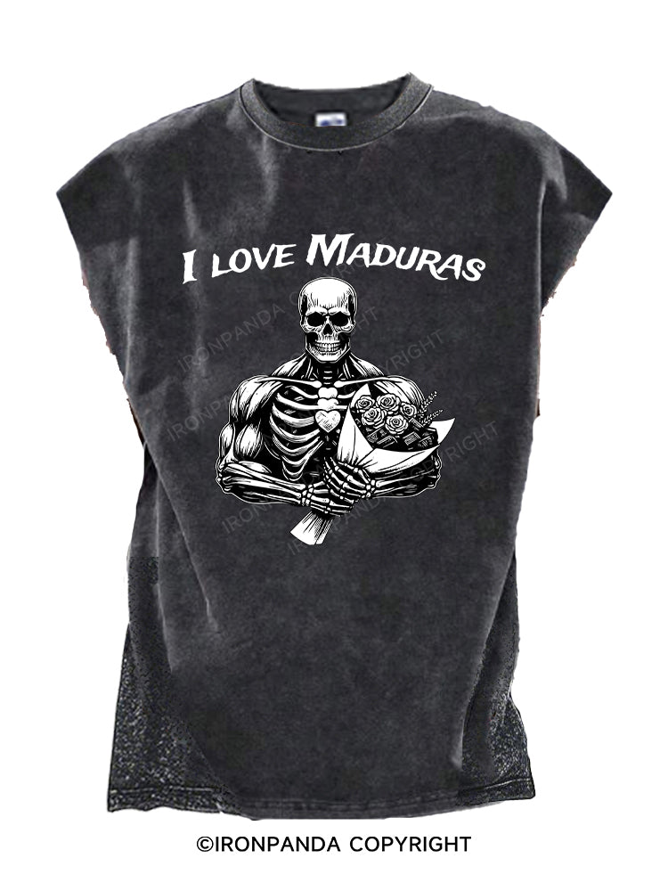 I Love Maduras Cut Off Tank