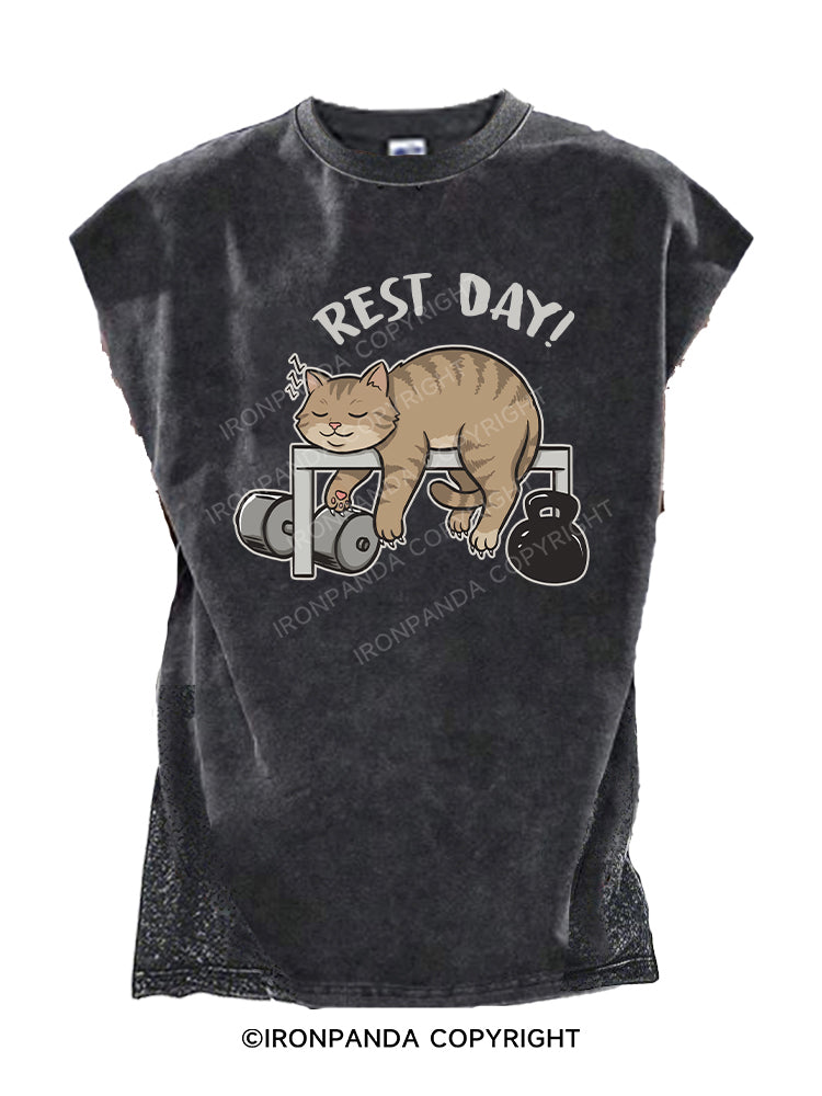 Rest Day Cut Off Tank