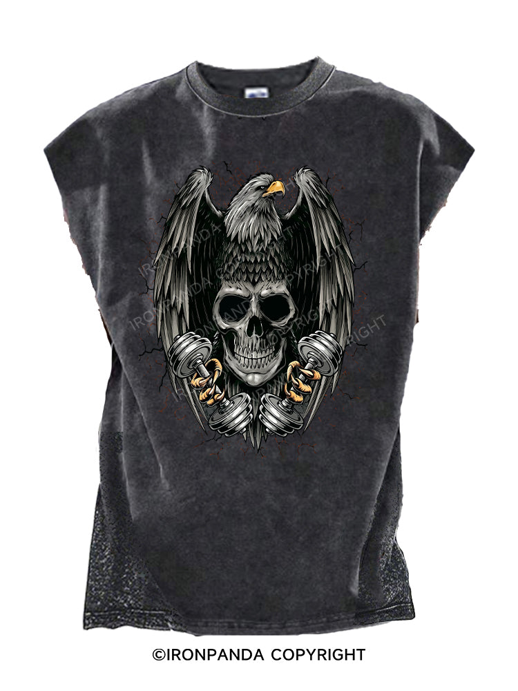eagle  skeleton Cut Off Tank