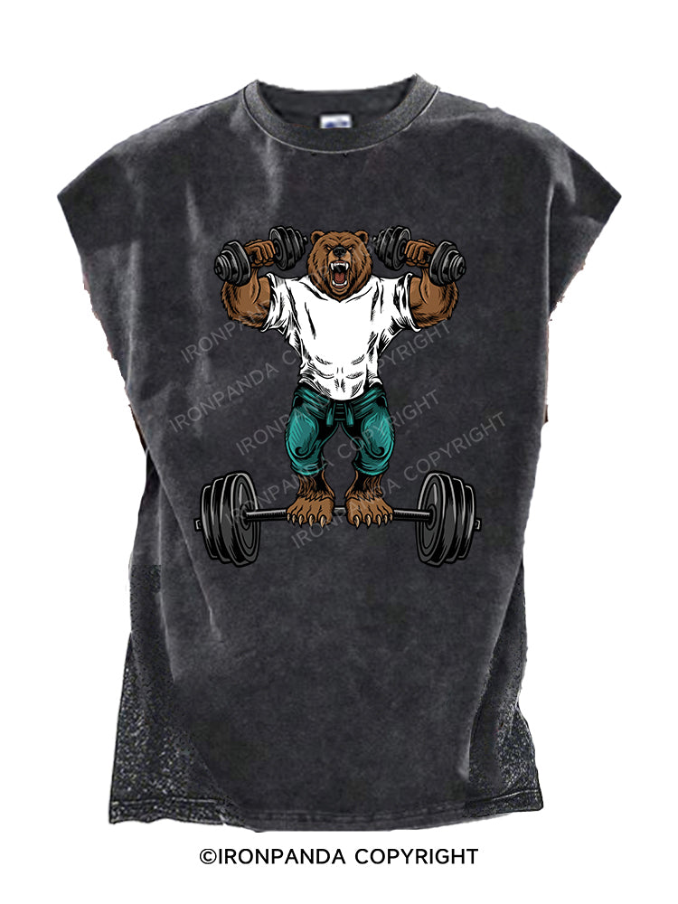 bear Cut Off Tank