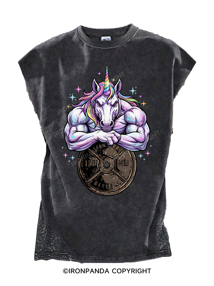unicorn Cut Off Tank