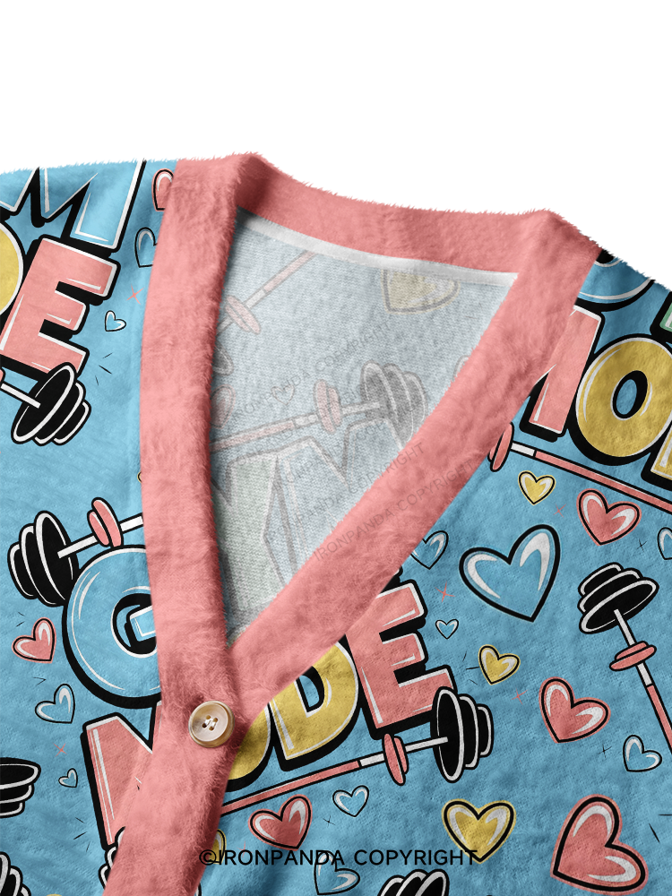 HEART GYM MODE Ugly Cardigan Sweater