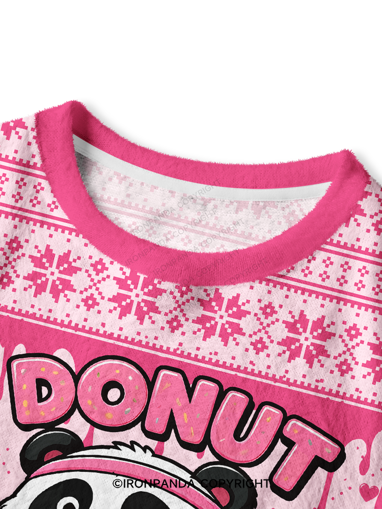 I DOUNT SKIP LEG DAY Crop Ugly Sweater